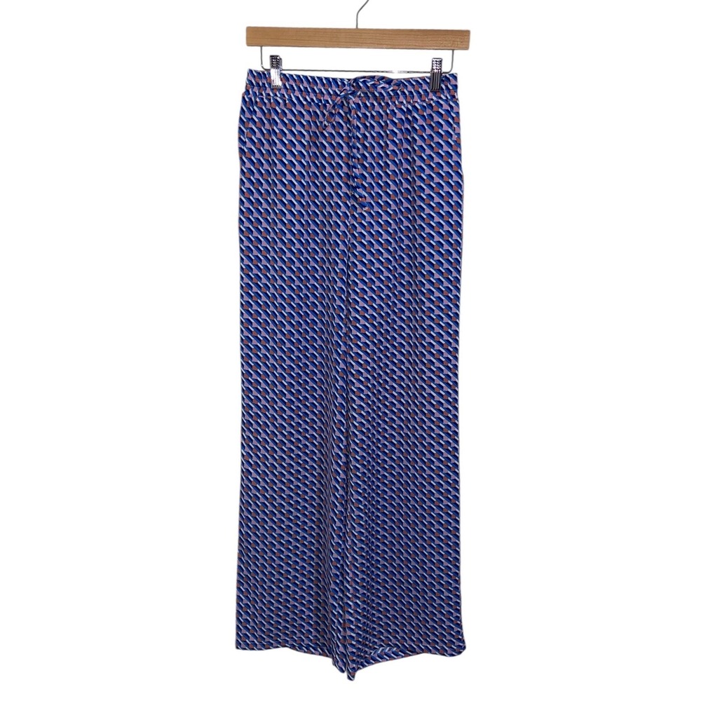 Entro‎ NWT Girls Just Wanna Have Fun Pants Geometric Print Wide Leg Size Small